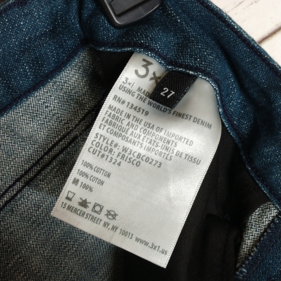 3x1 Higher Ground Boyfriend Premium Denim Jeans - Picture 11 of 13